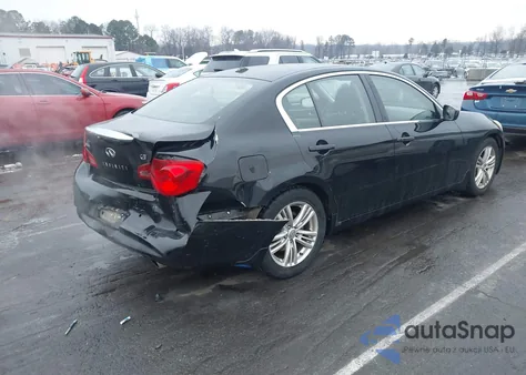 2013 Infiniti G37 Journey z USA, uszkodzony, nr VIN JN1CV6AP6DM712950